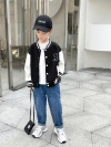 2022 New style Boys' spring and autumn jeans, children's stylish long pants, Zhongda Kids' Korean-style casual pants, dad pants Application Scenario